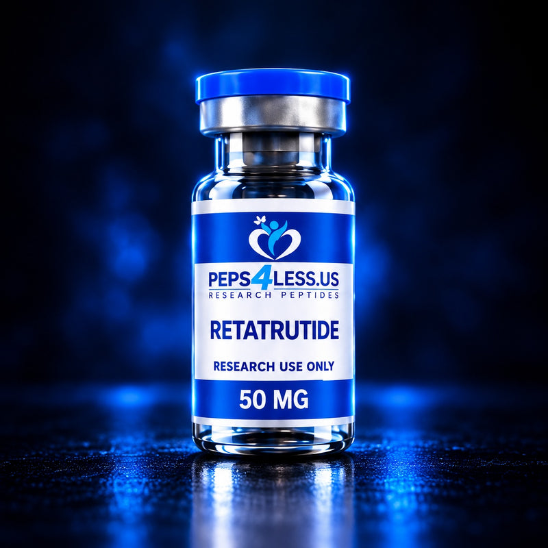 PEPS4LESS Retatrutide 50 mg research vial